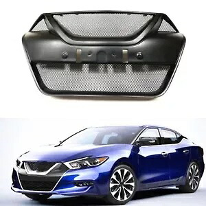 2016 2017-2018 日産マキシマフロントバンパーグリルグラスファイバーブラック- For 2016 2017-2018 Nissan Maxima front bumper grille fiberglass black- 【並行輸入品】
