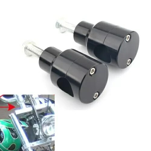 バー直径2??.5cm/1インチのすべてのオートバイ用ハンドルバーエレベーションセット ブラック- Handlebar Elevation Set for All Motorcycles with 2.5cm/1\