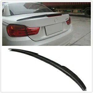 ブラック M4 スタイル カーボンファイバー リアウイング 2014 2015-2020 BMW 4 F33 F83 M4 用- Black M4 style carbon fiber rear wing for 2014 2015-2020 BMW 4 F33 F83 M4- 【並行輸入品】