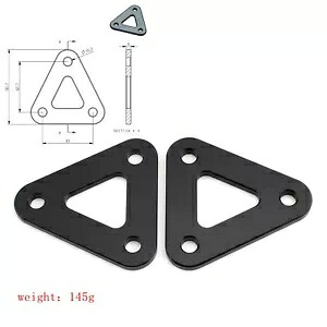 オートバイリア低下ドロップキットリンクホンダ Vfr800x Vfr800f 2002-2021- Motorcycle Rear Lowering Drop Kit Link for Honda Vfr800x Vfr800f 2002-2021- 【並行輸入品】