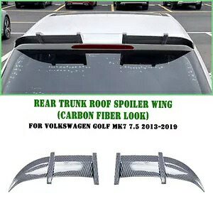 トランクスプリッターウイング装飾フォルクスワーゲンゴルフ MK7 MK7.5 2013-2019 2018- Trunk splitter wing decor for Volkswagen Golf MK7 MK7.5 2013-2019 2018- 【並行輸入品】