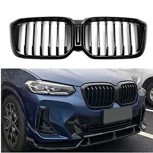 BMW X3 X4 G01 G02 2022 基本バージョンフロントバンパーグリル新- For BMW X3 X4 G01 G02 2022 basic version front bumper grille new- 【並行輸入品】