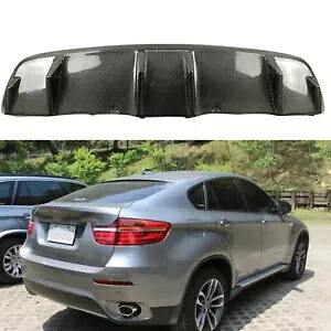 カーボンファイバーリアバンパーディフューザーリップ BMW E71 X6 SUV 2008-15 2009 2010- Carbon fiber rear bumpers diffuser lips for BMW E71 X6 SUV 2008-15 2009 2010- 【並行輸入品】