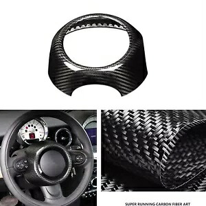 ミニクーパー R シリーズ車のインテリアステアリングホイールカバートリムブラック- For Mini Cooper R-Series Car Interior Steering Wheel Cover Trim Black- 【並行輸入品】