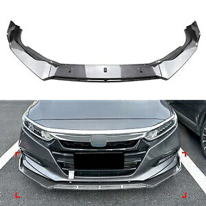 ホンダ アコード 10 用。2018-2021 2019 車のフロントバンパースプリッタースポイラーリップ- For Honda Accord 10. 2018-2021 2019 Car Front Bumper Splitter Spoiler Lip- 【並行輸入品】