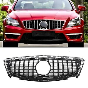 フロントバンパーグリルラジエーターグリルメルセデスベンツ CLS63 AMG S 12-14 ブラック- Front bumper grille radiator grille for Mercedes Benz CLS63 AMG S 12-14 black- 【並行輸入品】