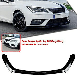 セアトレオン MK3.5 2017-20 2018 標準バージョンフロントバンパースポイラーリップ- For SEAT Leon MK3.5 2017-20 2018 standard version front bumper spoiler lip- 【並行輸入品】