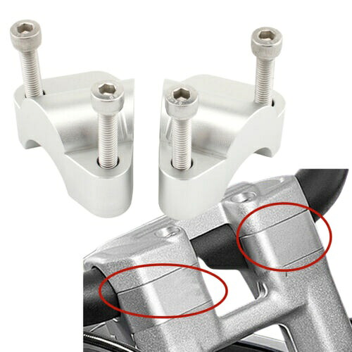 オートバイハンドルバークランプエクステンションタイガー 1200 GT プロ 2022-2023 アルミ新- Motorcycle handlebar clamp extension for Tiger 1200 GT Pro 2022-2023 aluminum new- 【並行輸入品】