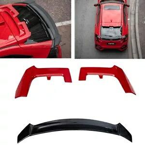 ホンダシビックハッチバック 2020 2021 リアスポイラーリアウイングスポイラーウイングレッド- For Honda Civic Hatchback 2020 2021 rear spoiler rear wing spoiler wing red- 【並行輸入品】