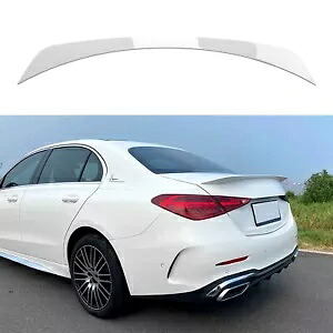ベンツ C クラス W206 C200 C260 C300 2021-2022 リアウイングリアスポイラーホワイト 1 個- For Benz C-Class W206 C200 C260 C300 2021-2022 Rear Wing Rear Spoiler White 1PCS- 【並行輸入品】