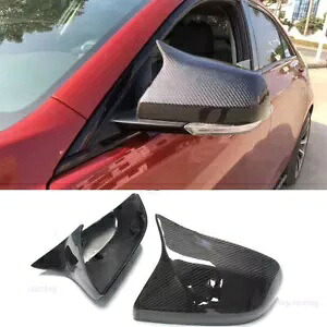 カーボンファイバーミラーカバー 2014 2015 2016-2017 キャデラック ATS M スタイル交換用- Carbon Fiber Mirror Cover For 2014 2015 2016-2017 Cadillac ATS M Style Replacement- 【並行輸入品】