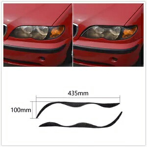 ヘッドライトカバー眉毛まぶたステッカー BMW 3 シリーズ E46 1998-2005- Headlight cover eyebrows eyelid sticker for BMW 3 Series E46 1998-2005- 【並行輸入品】