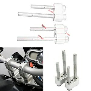 エクスプローラー 1200 タイガー 800 オートバイハンドルバーライザークランプ取付アダプタークローム- For Explorer 1200 Tiger 800 Motorcycle Handlebar Riser Clamp Mounting Adapter Chrome- 【並行輸入品】