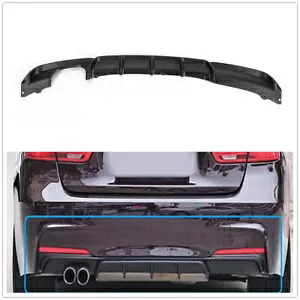リアバンパーディフューザーリップ BMW 3 シリーズ F30 F31 2012-2018 2013 2014 ブラック- Rear bumper diffuser lip for BMW 3 Series F30 F31 2012-2018 2013 2014 black- 【並行輸入品】