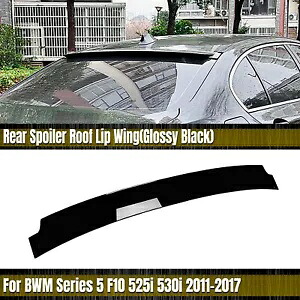 ブラックリアウイングウイングセット装飾 BMW 5 シリーズ F10 2011-2017 2012 525i 530i 新しい- Black rear wing wing set decor for BMW 5 Series F10 2011-2017 2012 525i 530i new- 【並行輸入品】