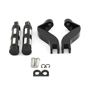 リアフットペダルマウントフットレスト ハーレーダビッドソンツーリング 1993-2023 2021用- Rear foot pedals mount footrest for Harley Davidson Touring 1993-2023 2021- 【並行輸入品】