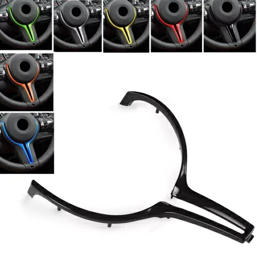 BMW M シリーズ F80 M3/82 F83 M4/F10 ステアリングホイールセットトリムブラック- For BMW M-Series F80 M3/82 F83 M4/F10 steering wheel set trim black- 【並行輸入品】 35,750円