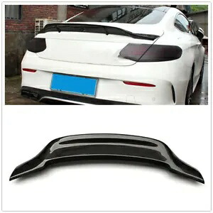 カーボンファイバーリアスポイラーリップ 2015 2016 2017-2021 メルセデス W205/AMG C63 クーペ用- Carbon fiber rear spoiler lip for 2015 2016 2017-2021 Mercedes W205/AMG C63 coupe- 【並行輸入品】