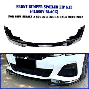 フロントバンパースポイラーリップ BMW 3 シリーズ G20 320i 330i M パック 2019-2022 新しい- Front bumper spoiler lip for BMW 3 series G20 320i 330i M pack 2019-2022 new- 【並行輸入品】 39,325円
