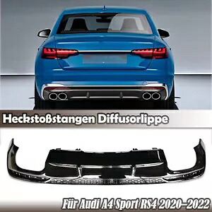 アウディ A4 スポーツ RS4 2020-2022 2021 リアバンパー解体エッジディフューザーリップ- For Audi A4 Sport RS4 2020-2022 2021 rear bumper demolition edge diffuser lip- 【並行輸入品】