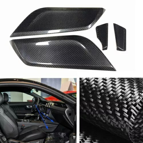 フォード マスタング 15-23 インテリア センター コンソール サイド トリム ブラック- For Ford Mustang 15-23 Interior Center Console Side Trim Black- 【並行輸入品】