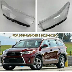 トヨタ ハイランダー 2018-2019 用ヘッドライト ガラス スプレッダー カバー 1 組- 1 pair headlight glass spreader cover for Toyota Highlander 2018-2019- 【並行輸入品】