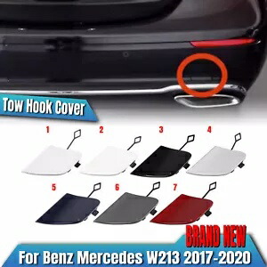 ベンツ W213 S213 2017-2020 2018 高級リア牽引フックカバー シルバー- For Benz W213 S213 2017-2020 2018 Luxury Rear Tow Hook Cover Silver- 【並行輸入品】