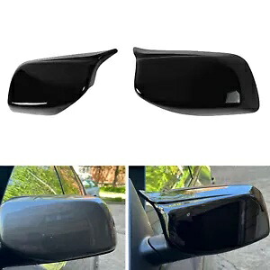 車のバックミラーカバーミラーキャップ BMW E61 E60 2003-2008 2005 ブラック- Car rear-view mirror cover mirror cap for BMW E61 E60 2003-2008 2005 black- 【並行輸入品】