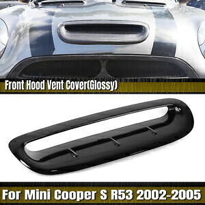 ミニクーパー S R53 R50 2002-06 フロントフードスクープベントブラック新- For Mini Cooper S R53 R50 2002-06 Front Hood Scoop Vent Black New- 【並行輸入品】