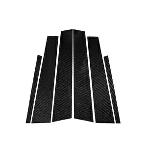 ドアウィンドウセンターコラムポストカバー BMW 3 シリーズ G20 2019-2023 カーボンファイバー- Door window center column post cover for BMW 3 Series G20 2019-2023 carbon fiber- 【並行輸入品】