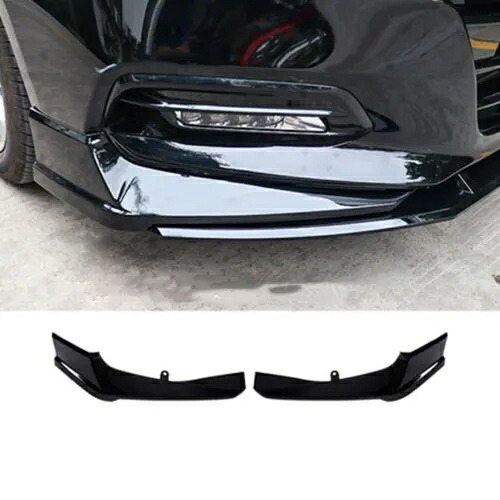 ホンダ アコード 2018-2020 2019 サイドコーナースポイラーサイドライト装飾黒- For Honda Accord 2018-2020 2019 side corner spoiler side light decor black- 【並行輸入品】