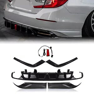 18-22 ホンダ アコード Yofer リアディフューザー + サイドカバー トリム 5 個 ブラック- For 18-22 Honda Accord Yofer Rear Diffuser + Side Cover Trim 5PCS Black- 【並行輸入品】 99,000円