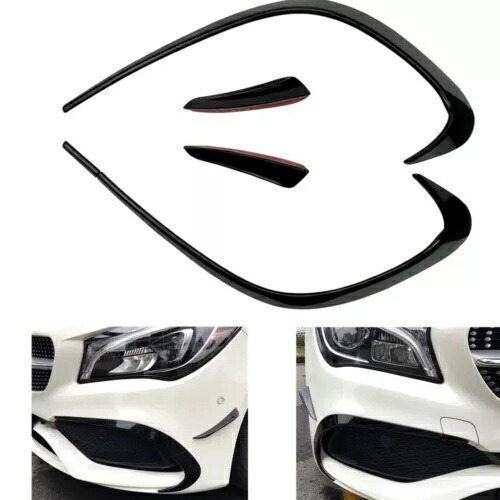 フロントバンパーベンチレーションサイドスポイラー 2016-19 メルセデスベンツ CLA C117 W117 用- Front bumper ventilation side spoiler for 2016-19 Mercedes Benz CLA C117 W117- 【並行輸入品】
