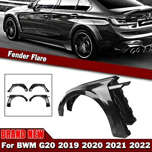 BMW G20 G28 330i M340i M スポーツ 2019-2022 ホイールフェンダー拡大黒- For BMW G20 G28 330i M340i M Sport 2019-2022 wheel fender widening black- 【並行輸入品】