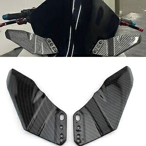 オートバイフロントガラスサイドウイングレットスポイラーヤマハ YZF-R1 YZF-R6 YZF-R3- Motorcycle windshield sides winglets spoilers for Yamaha YZF-R1 YZF-R6 YZF-R3- 【並行輸入品】