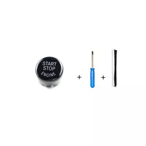 BMW F87 F80 F82 F22 F23 ブラックスタートストップボタンカバーキャップ交換 For BMW F87 F80 F82 F22 F23 Black Start Stop Button Cover Cap Replacement 【並行輸入品】