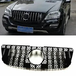 フロントブラックグリル 2009-2012 メルセデスベンツ ML クラス W164 フロント GT R Front Black Grille For 2009-2012 Mercedes Benz ML Class W164 Front GT R 【並行輸入品】
