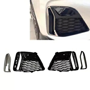 フロントバンパーフォグライトグリルカバー BMW M340i 3 シリーズ G20 G28 2019-2021 Front Bumper Fog Light Grill Cover For BMW M340i 3-Series G20 G28 2019-2021 【並行輸入品】
