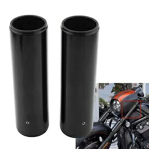 2 個オートバイアッパーフォークカバーハーレー 2007-2011 V-ROD/ナイトロッドスペシャル 2Pcs Motorcycle Upper Fork Cover For Harley 2007-2011 V-ROD / NIGHT ROD SPECIAL 【並行輸入品】