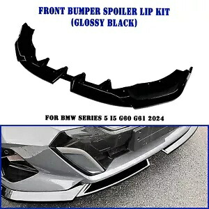 1 セットフロントバンパースプリッターリップ BMW 5 シリーズ I5 G60 G61 M スポーツ 2024-up 新しい 1 Set Front Bumper Splitter Lip For BMW 5 Series I5 G60 G61 M Sport 2024-up New 【並行輸入品】