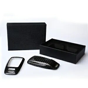 アウディ A4 A5 S4 S5 Q5 8S TT カーボンファイバーリモートキーシェルカバーケース 1 セット米国 For Audi A4 A5 S4 S5 Q5 8S TT Carbon Fiber Remote Key Shell Cover Case 1 Set US 【並行輸入品】