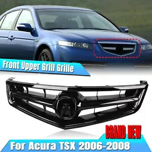 車のフロントバンパーフードグリルグリルカバーアキュラ TSX 2006 2007-2008 黒 sng Car Front Bumper Hood Grille Grill Cover For Acura TSX 2006 2007-2008 Black sng 【並行輸入品】
