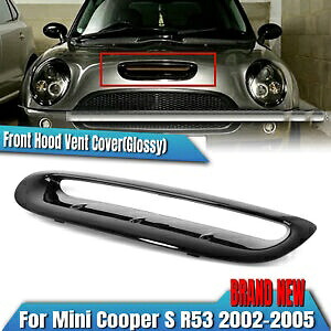 ミニクーパー S R53 R50 2002-2006 車のフロントフードボンネットスクープベントキットブラック For Mini Cooper S R53 R50 2002-2006 Car Front Hood Bonnet Scoop Vent Kit Black 【並行輸入品】