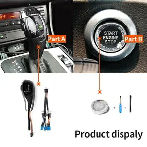 BMW E46 E60 E61 E63 A + B カーボンファイバー自動 LED シフトノブギアシフター For BMW E46 E60 E61 E63 A+B Carbon Fiber Automatic LED Shift Knob Gear Shifter 【並行輸入品】 42,240円