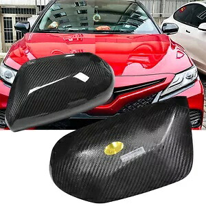 1 ペアカーボンファイバーバックミラーカバー 2018-2024 トヨタカムリ M スタイル sng 1Pair Carbon Fiber Rearview Mirror Cover For 2018-2024 Toyota Camry M Style sng 【並行輸入品】