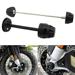 フロントリアホイールプロテクターアクスルフォーククラッシュスライダー BMW R1250GS ブラック 2019-21 Front Rear Wheel Protector Axle Fork Crash Slider For BMW R1250GS Black 2019-21 【並行輸入品】