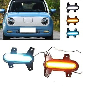ORA R1 用 3 色フロント LED デイタイムランニングライト 2 個 For ORA R1 3 Colors Front LED Daytime Running Lights 2PCS 【並行輸入品】