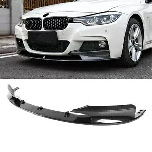 ブラックフロントバンパーカバーリップスポイラー 2012-18 BMW F30 F31 3 シリーズ M スタイル US Black Front Bumper Cover Lip Spoiler For 2012-18 BMW F30 F31 3 Series M Style US 【並行輸入品】 38,610円