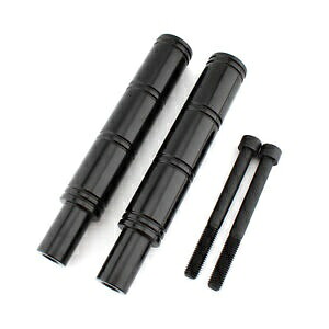 2 個ブラックスポットライト延長ブラケット BMW RnineT ピュアレーサースクランブラー用新しい 2pcs Black Spotlight Extension Bracket For BMW RnineT Pure Racer Scrambler New 【並行輸入品】