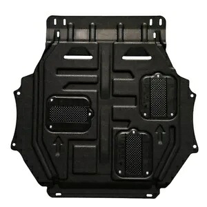 2016-2018 三菱アウトランダー ブラック アンダーエンジン スプラッシュ シールド ガード 1 セット For 2016-2018 Mitsubishi Outlander Black Under Engine Splash Shield Guard 1 Set 【並行輸入品】